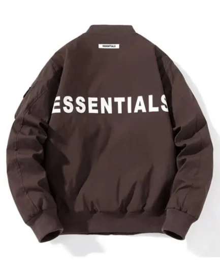 Brown Essentials Half Zip Track Jackets