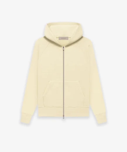 Essentials Fw22 Kids Fullzip Hoodie Canary