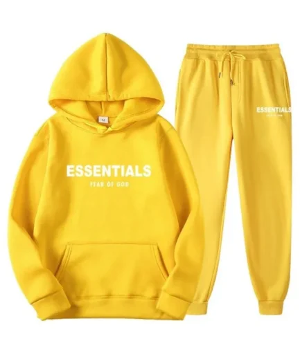 Essentials Hoodie Fear of God Red TrackSuit