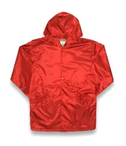 Essentials Red/Yellow Hooded Jacket