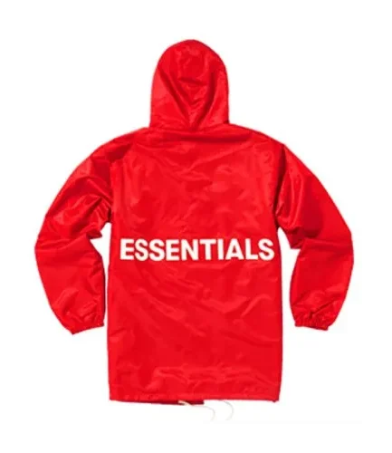 Essentials Red/Yellow Hooded Jacket