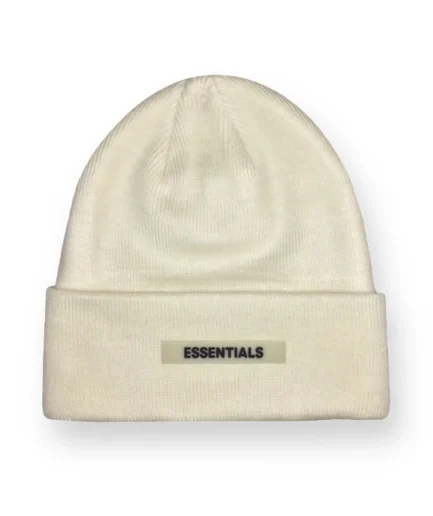 Fear of God Essentials Cuff Beanie – White