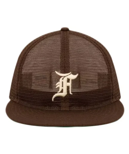 Fear of God Essentials Mesh F 59Fifty Hat – Brown