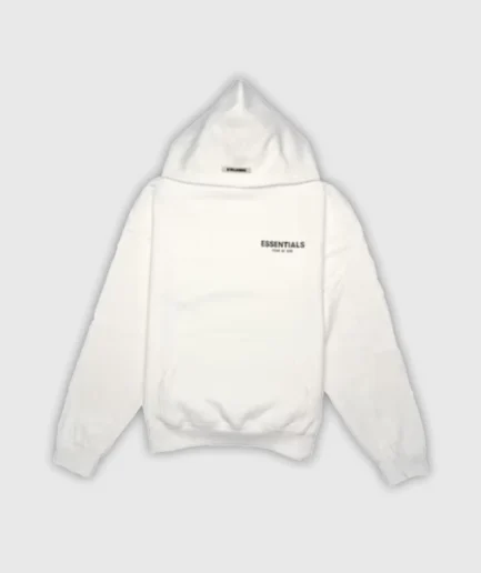 Fear of God Essentials Photo Pullover White Hoodie