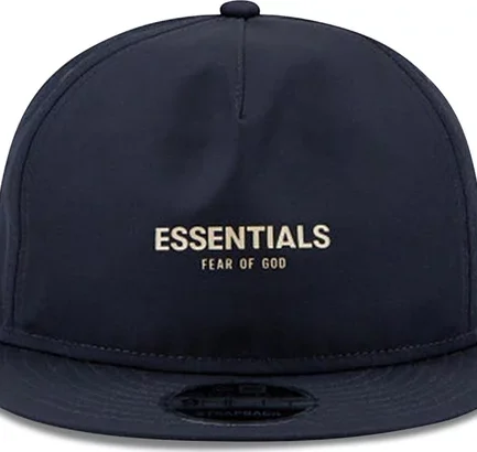 Fear of God Essentials x New Era Retro Crown 9Fifty Strapback Cap 'Navy'