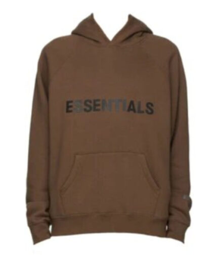 Fear of God Essentials x SSENSE Pullover Hoodie Applique Logo Rain Drum