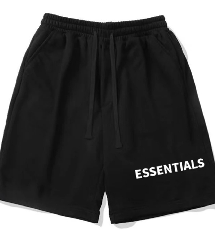 New Black Cotton Short