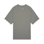 Fear of God Essentials Boxy T-Shirt Applique Logo – Gray